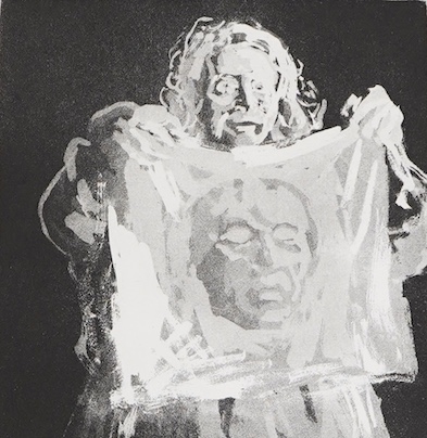 Thomas Newbolt, b. 1951, 'Veronica with Cloth'